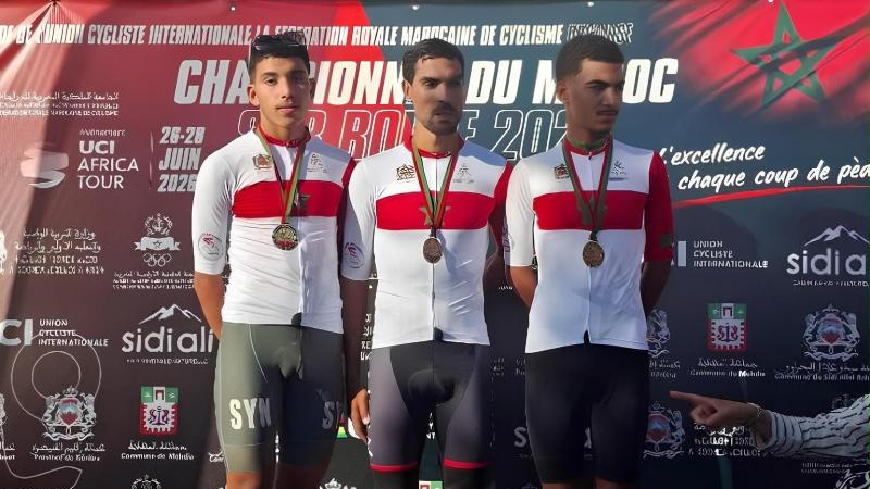 Cyclisme : Anas Aït El Abdia (ACM) retrouve le maillot de champion du Maroc, Farid Youssef (CBC) s’affirme chez les Espoirs