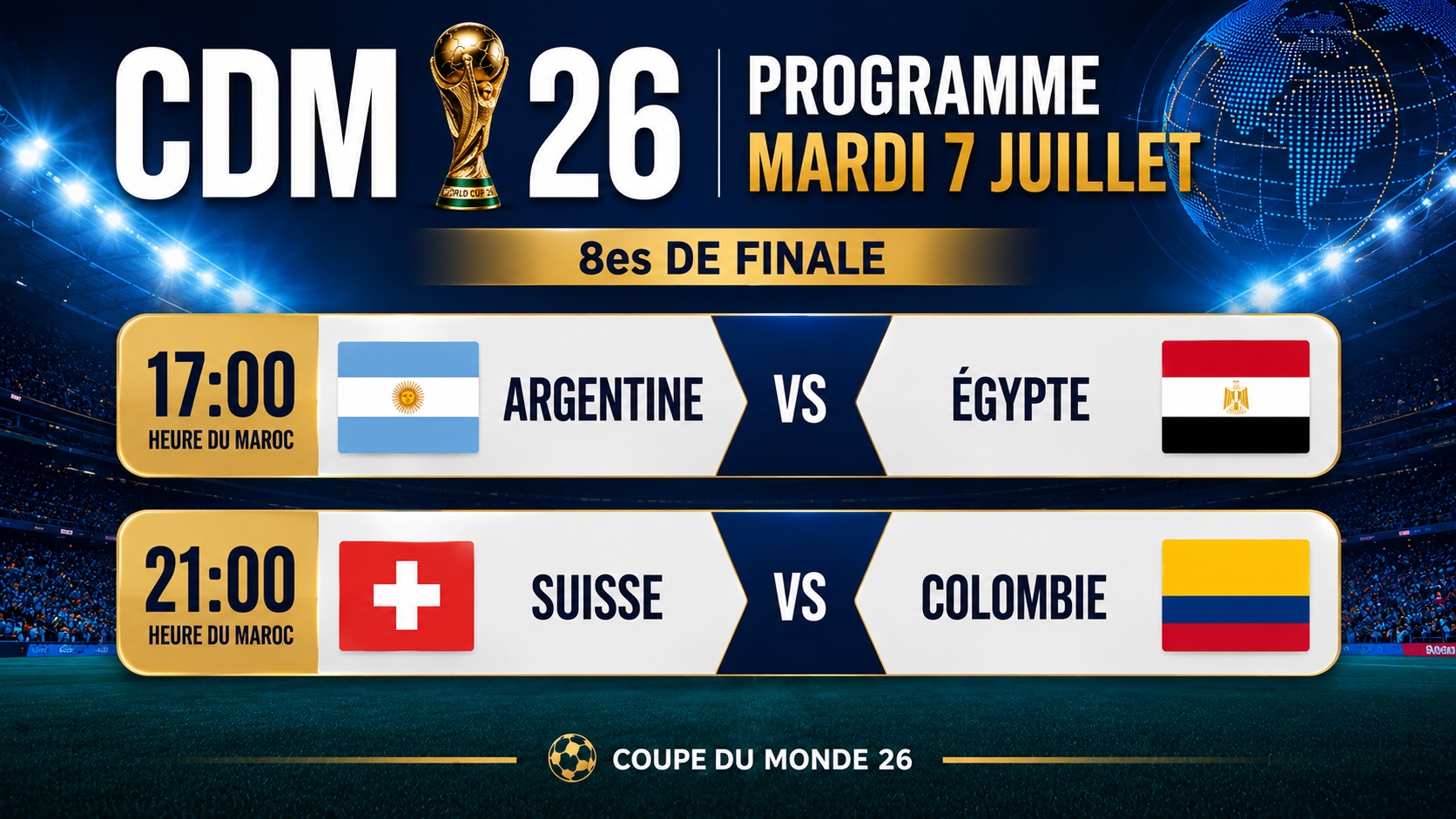 CdM 2026 : les deux derniers billets pour les quarts se jouent ce mardi