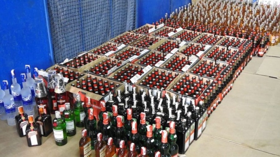 Ketama : Saisie d'environ 6000 bouteilles d'alcool destinées au marché noir