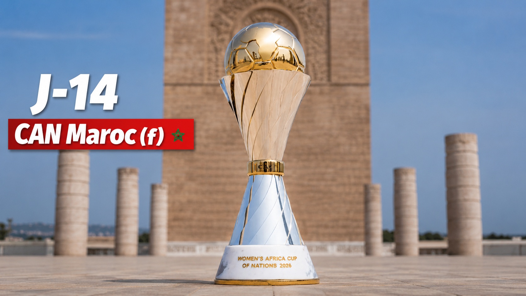 CAN féminine Maroc 2026 : J-14