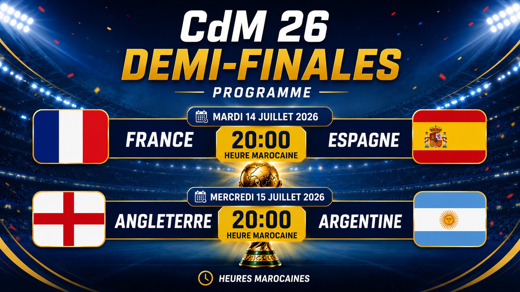 CdM 2026 : un dernier carré royal 
