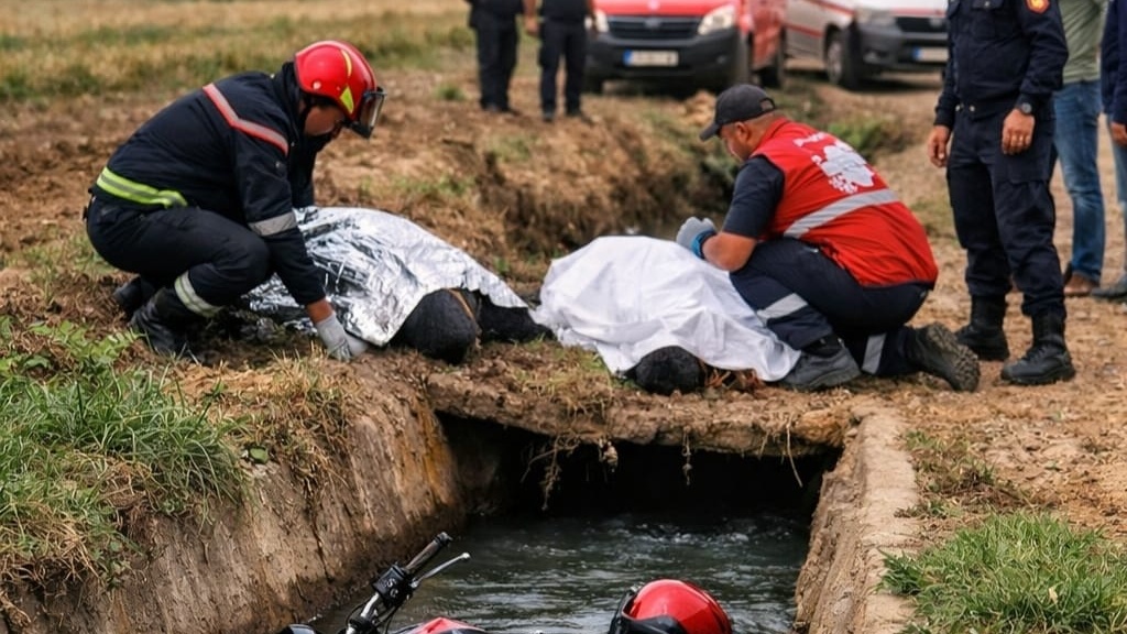 Sidi Bennour : Le canal des larmes – Deux jeunes personnes englouties dans le silence.