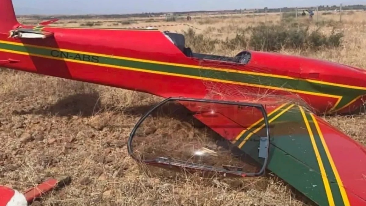 Un avion militaire léger s’écrase à Al Haouz après une panne moteur, le pilote sorti indemne
