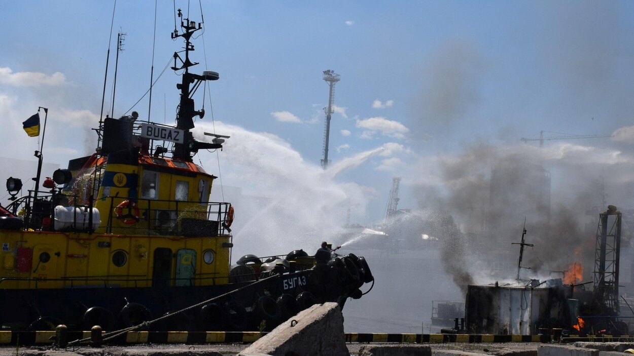 Ukraine : Attaques navales russes en mer Noire 