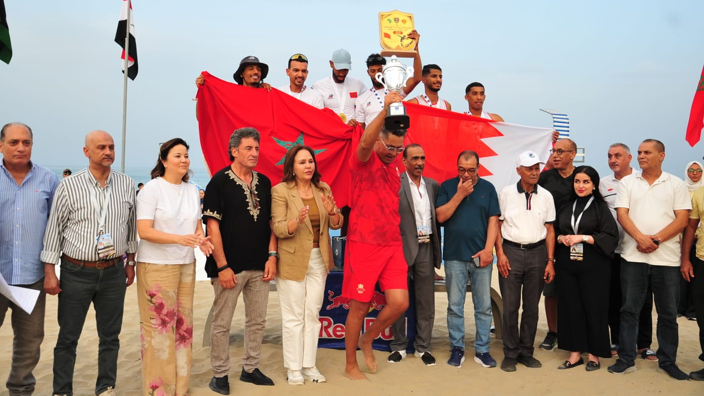 Beach-volley : Le Maroc sur le toit du monde arabe !