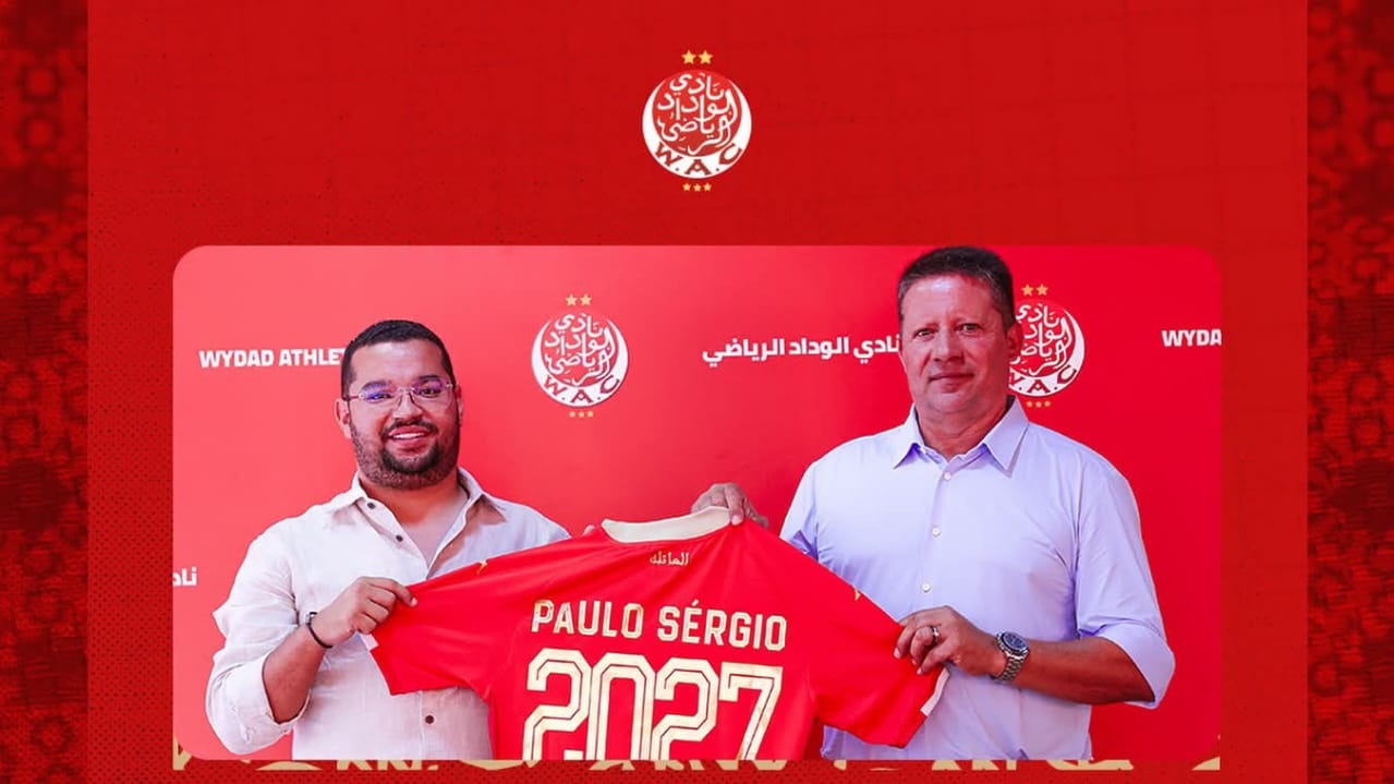 Wydad : Paulo Sérgio Brito nommé entraîneur pour 2026 -2027