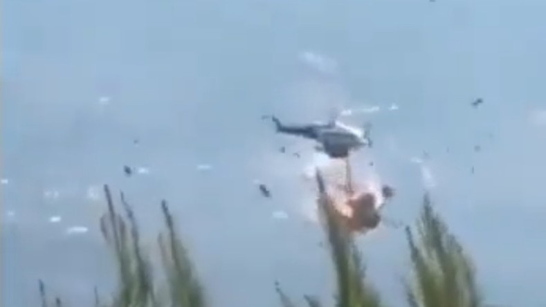 Collision entre deux hélicoptères en Grèce