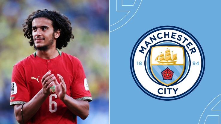 Lions de l’Atlas : Bouaddi vers Manchester City pour 130 M€, selon AS