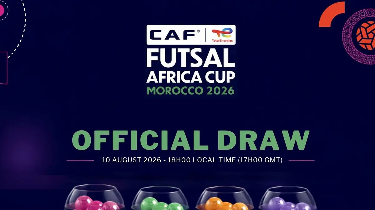 CAN Futsal Maroc 26 : Aujourd’hui, tirage des groupes en direct sur Arriyadia.