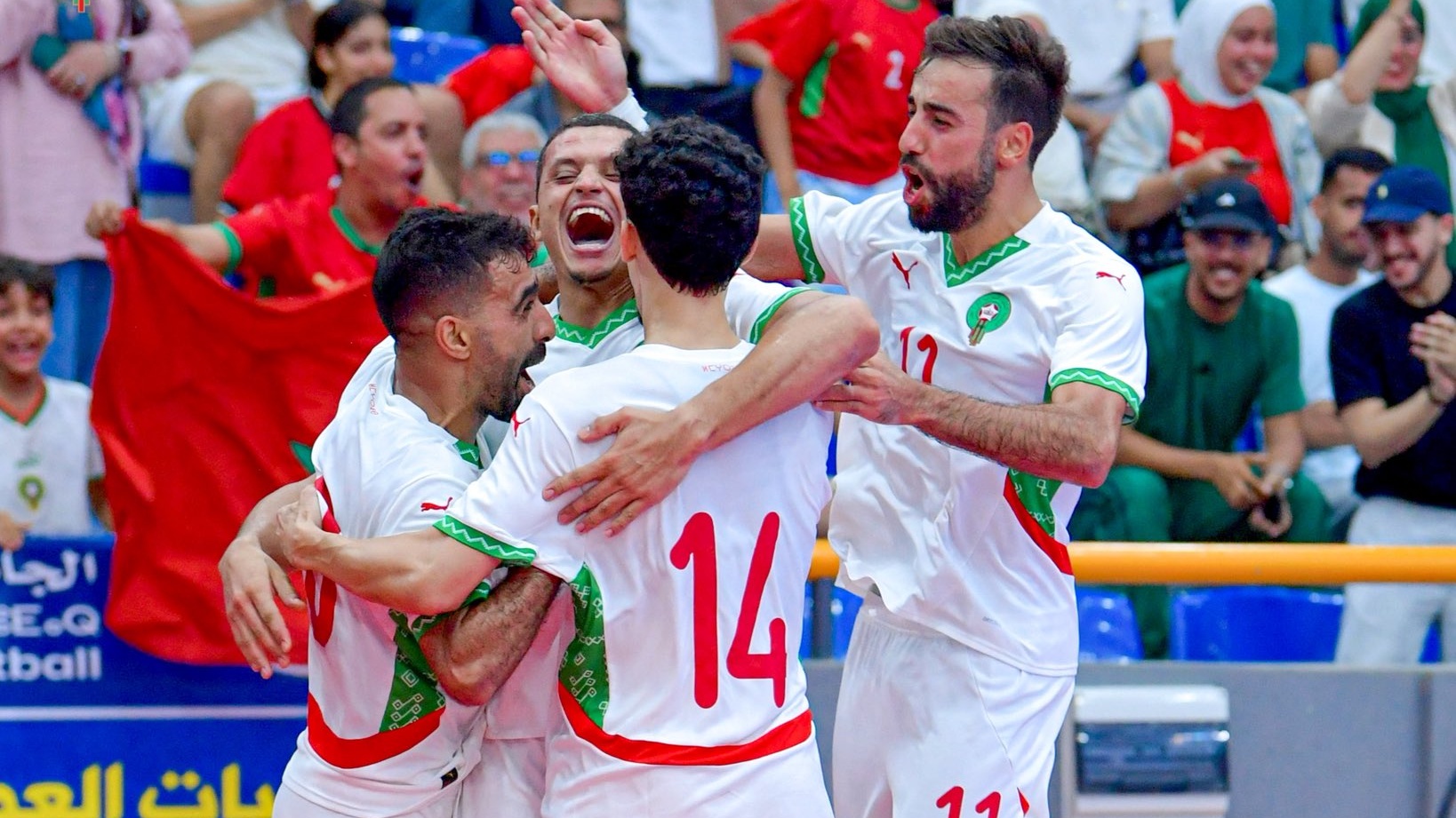 Futsal : le Maroc domine encore l’Arabie saoudite et s’impose 6-3 à Agadir