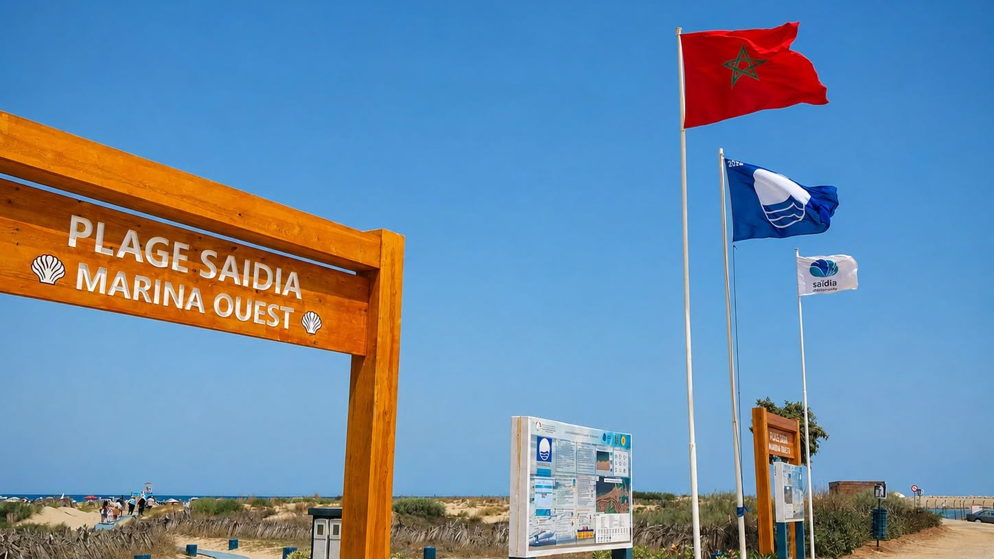 Saïdia maintient son Pavillon Bleu pour la quatorzième année consécutive