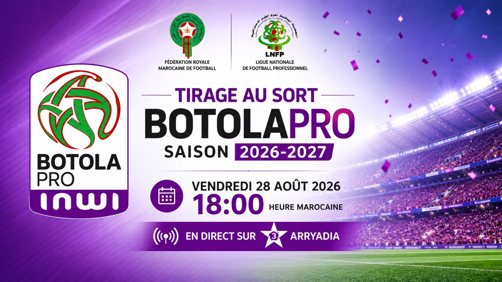 Botola Pro 2026-2027 : le tirage au sort a lieu ce vendredi