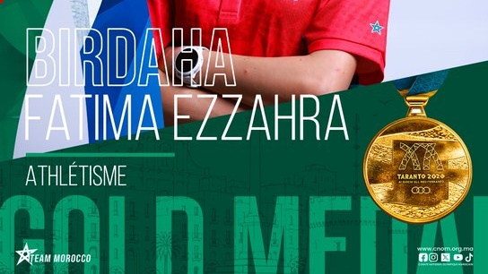 JM Tarente 2026 / Ce jeudi matin, le Maroc 7e devant le Portugal : Birdaha offre le 16e or