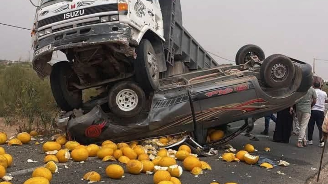 El Jadida : Le camion perché... !