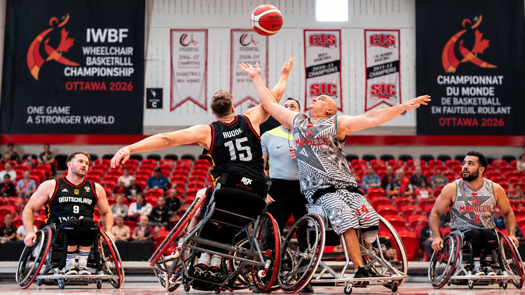 Mondial. Basketball en fauteuils roulants : l’Équipe nationale lourdement battue par l’Allemagne 