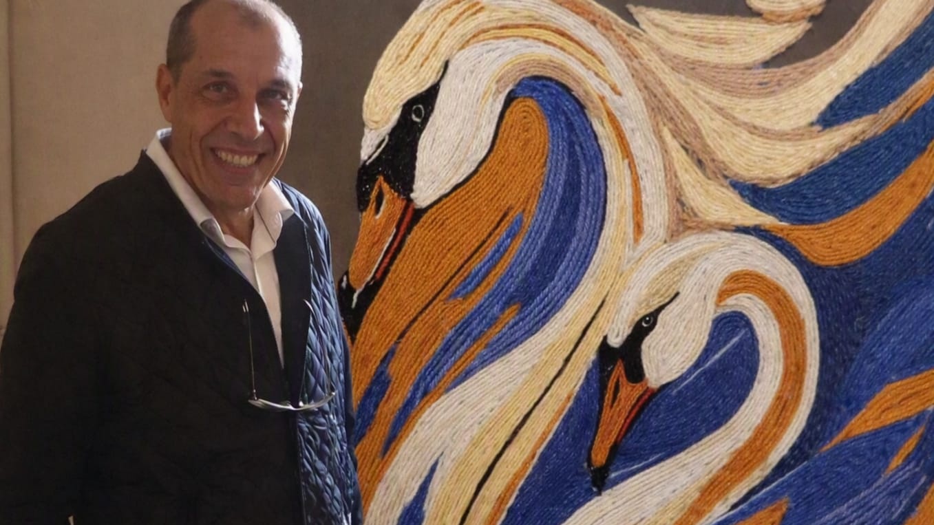 Vernissage « Au fil du mouvement » : l’Institut français consacre Abderrahim Cheqrouni
