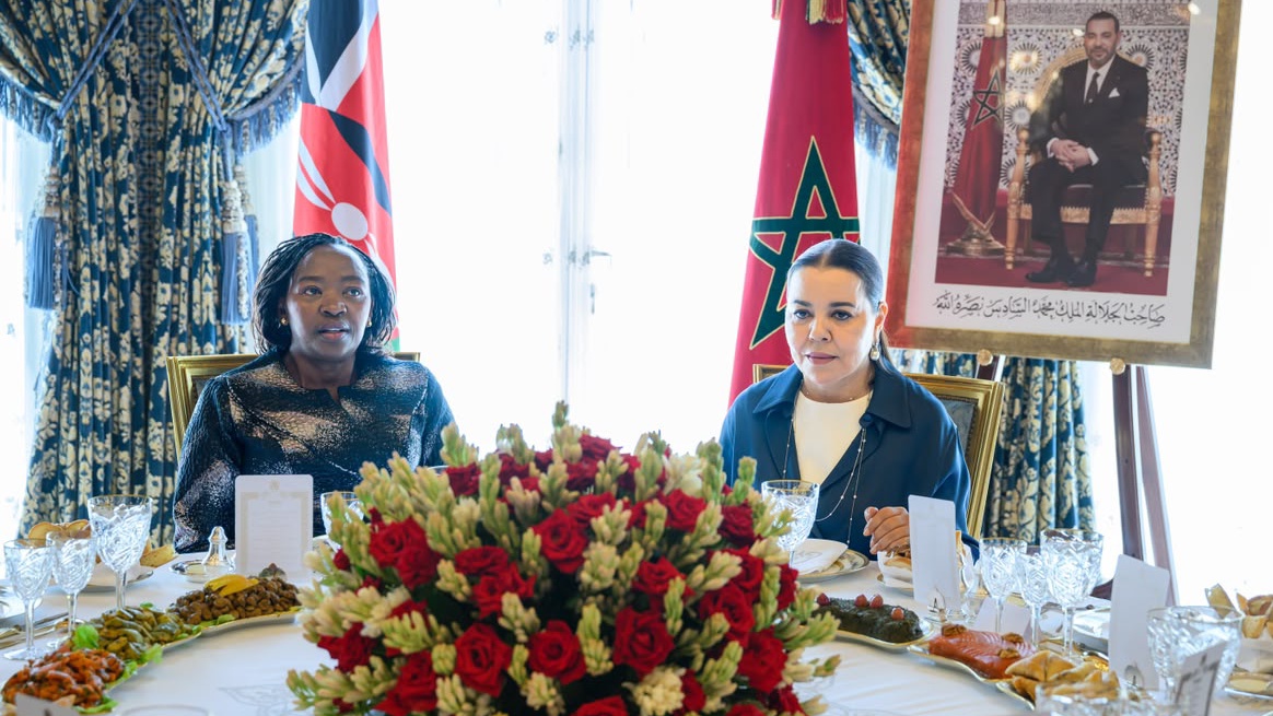 SAR la Princesse Lalla Asmaa préside un déjeuner offert par SM le Roi en l’honneur de la Première Dame du Kenya Mme Rachel Ruto
