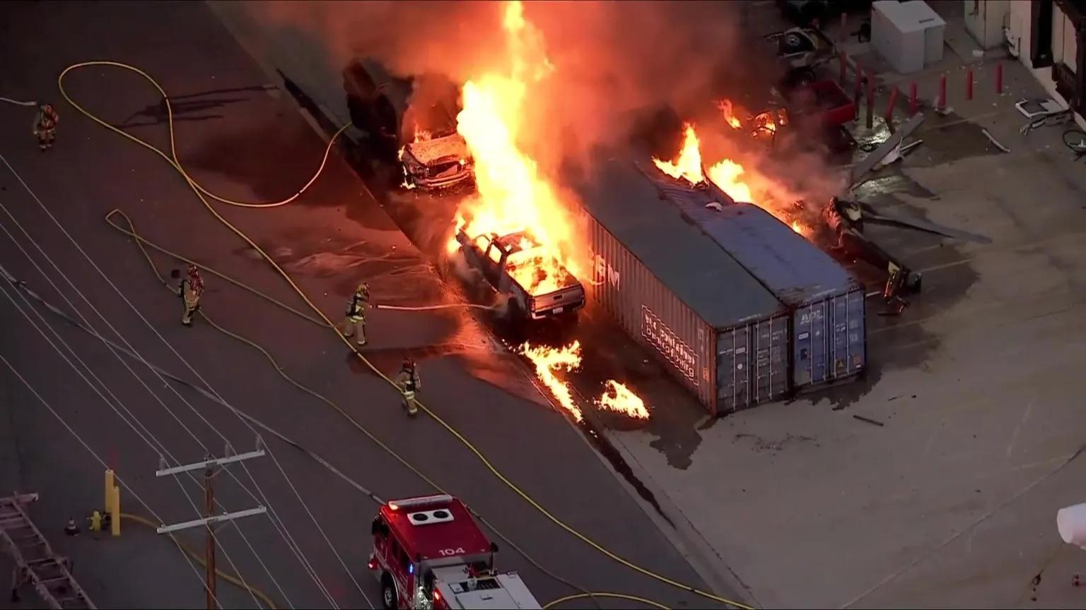 Crash d’un hélicoptère à Los Angeles