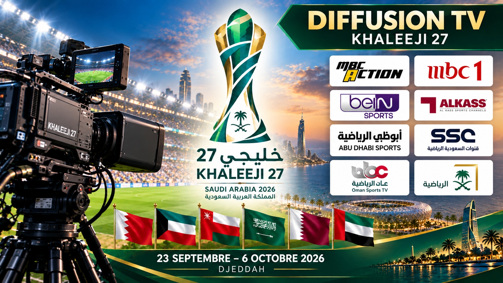 Khaleeji 27 : le dispositif de diffusion s'élargit avec MBC 