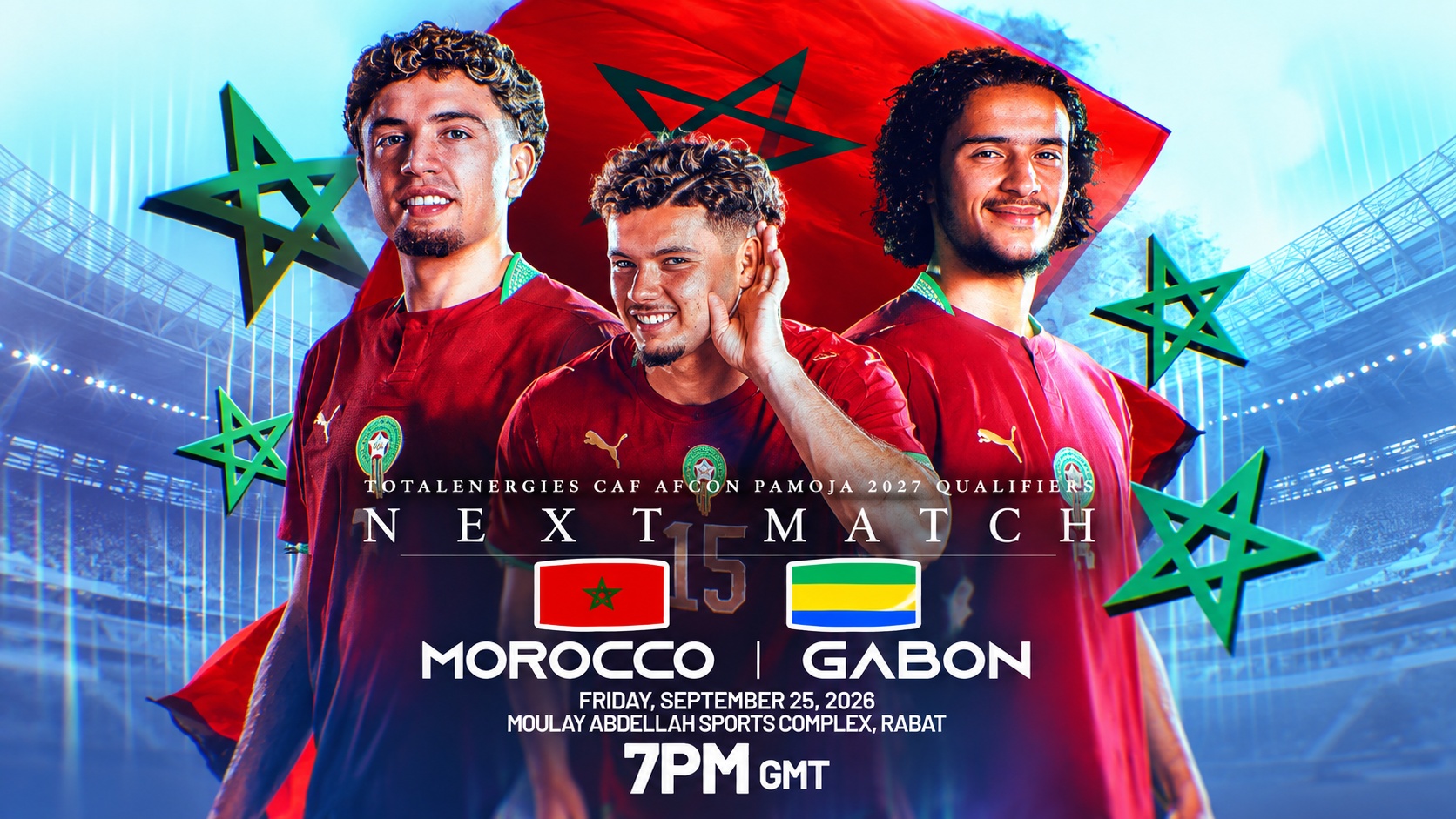 CAN 2027 / Jour de match : les Lions renouent avec la compétition face au Gabon