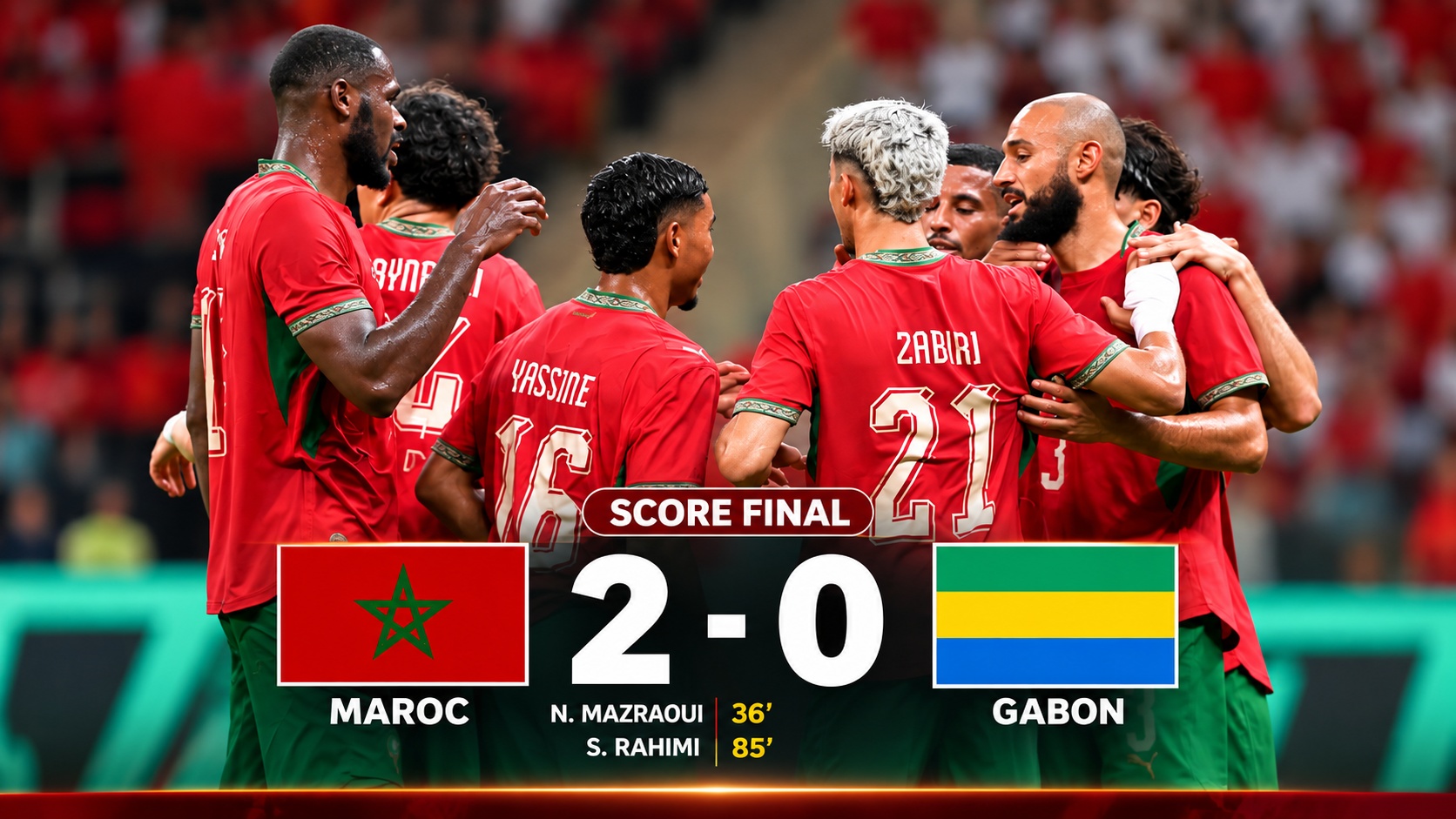 Maroc-Gabon : Les Lions valident leur entrée 