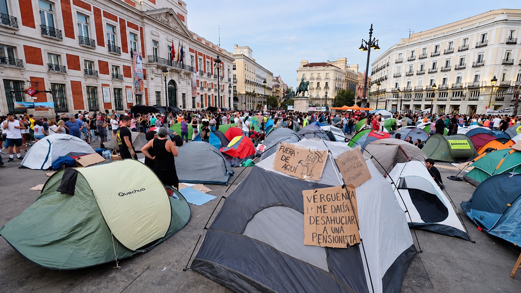Espagne : La crise du logement s'invite au cœur de Madrid