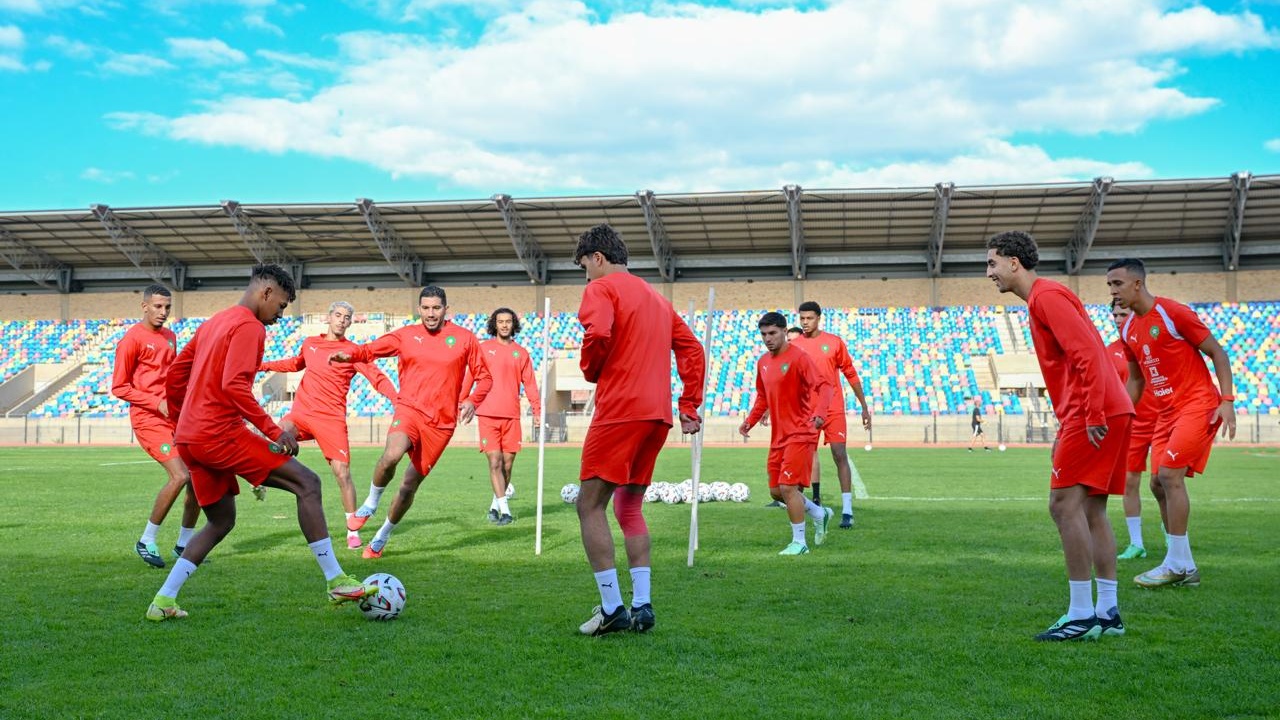 Qualifs. CAN 2027 : les Lions poursuivent leur préparation à Bloemfontein sans Aguerd