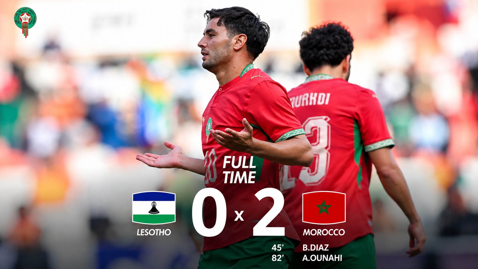 Lesotho-Maroc : les Lions assurent  l'essentiel 
