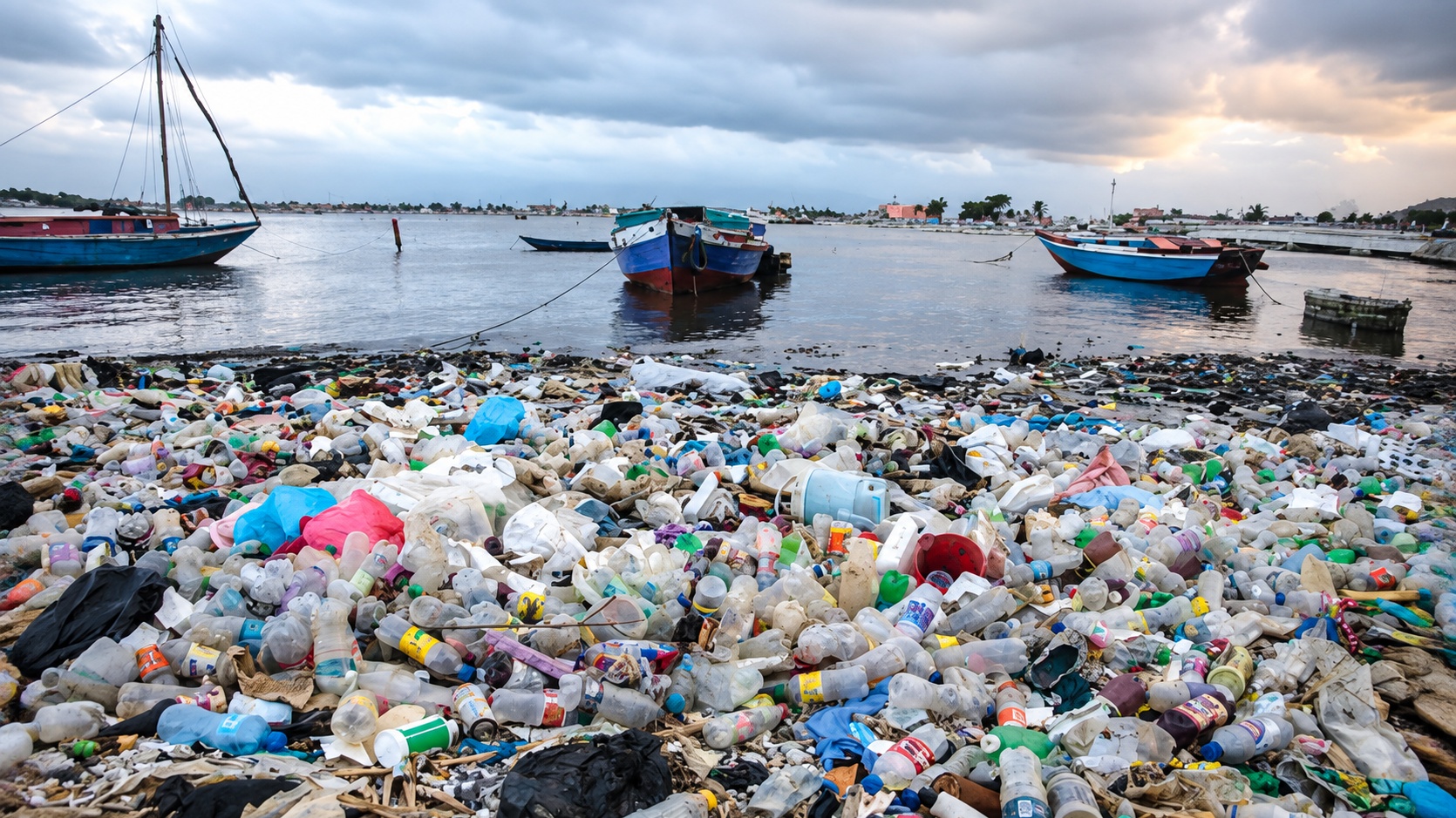 Pollution plastique : Un coût exorbitant de 1,2 milliard de dollars par an