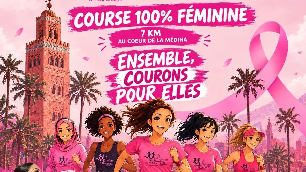 La Kéchoise : Marrakech court en rose pour la santé des femmes