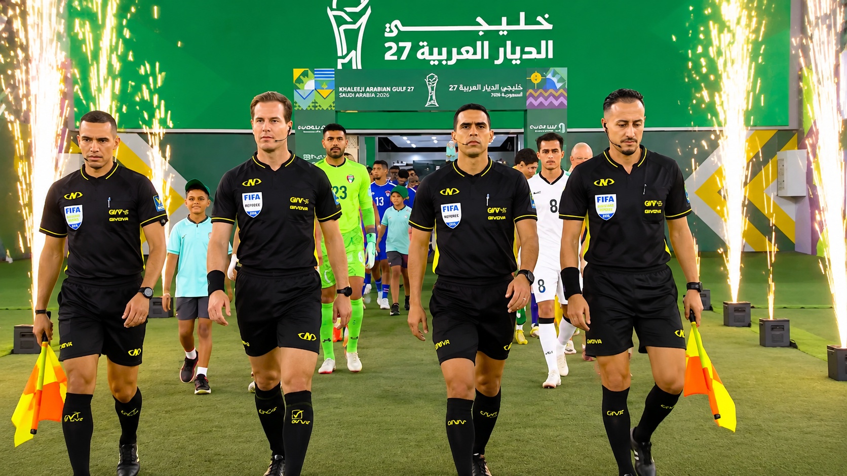 Khaleeji 27 : un quatuor marocain pour diriger la finale Arabie saoudite-Émirats