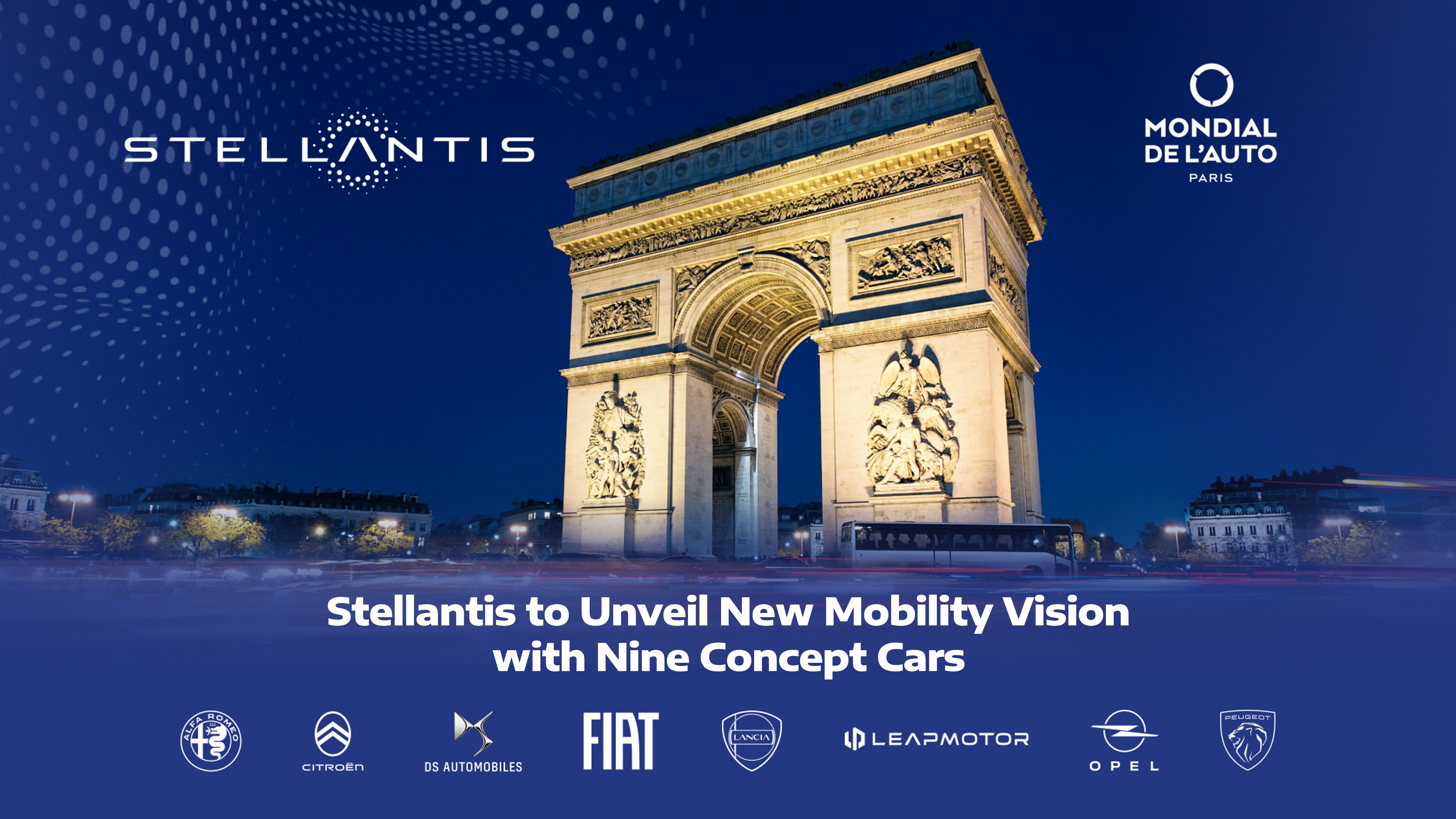 Salon de l'Automobile de Paris :  Stellantis dévoilera neuf concept-cars