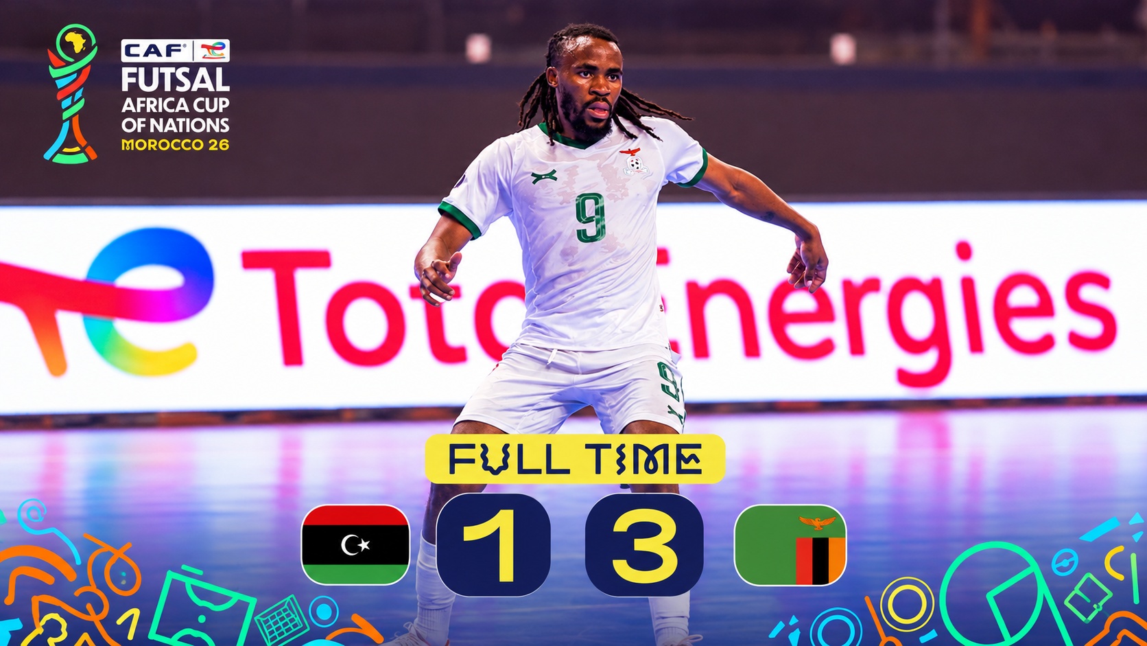 Futsal - CAN 2026 : la Zambie surprend la Libye 