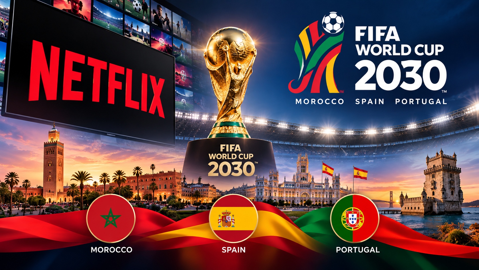 Mondial 2030 : Netflix décroche les droits exclusifs en Espagne et en Andorre