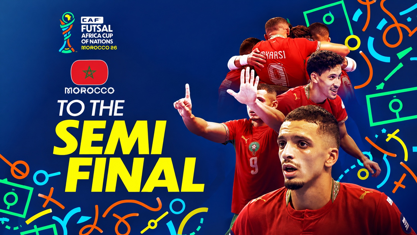 Futsal - CAN 2026 : le Maroc déroule face à la Zambie 