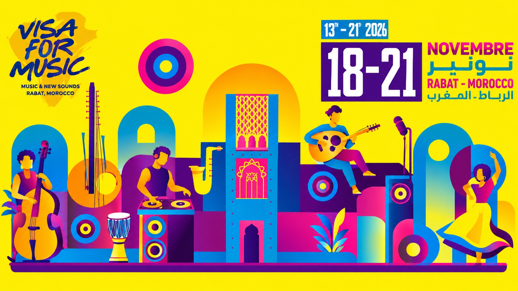 Visa For Music 2026 : 35 projets sélectionnés sur 900 candidatures pour la 13e édition du marché musical de Rabat