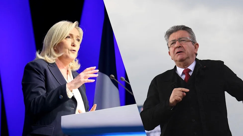 Présidentielle française : Un duel Mélenchon-Le Pen au second tour ?