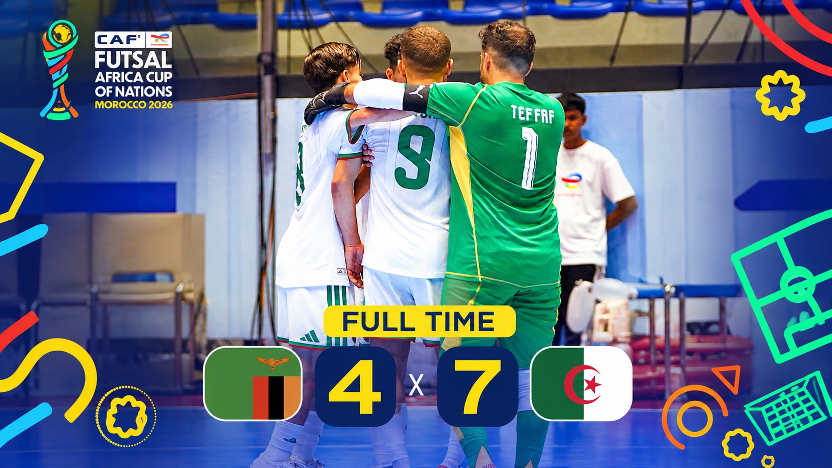 CAN Futsal 2026 : l’Algérie crée la surprise et se hisse en demi-finale