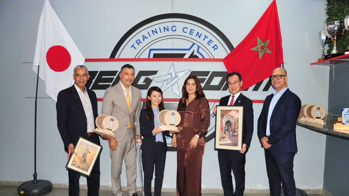Adil Belgaïd and Japanese Ambassador Showcase Belgaform Excellence