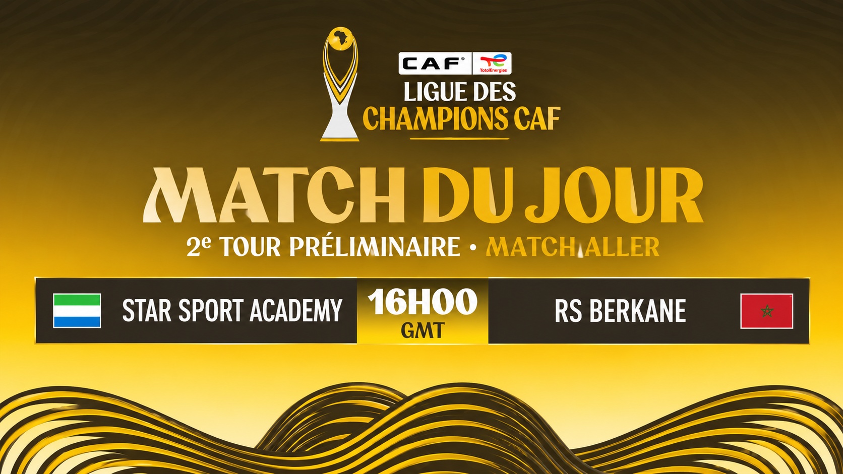 Ligue des champions  : la RSB en déplacement face à Star Sport Academy