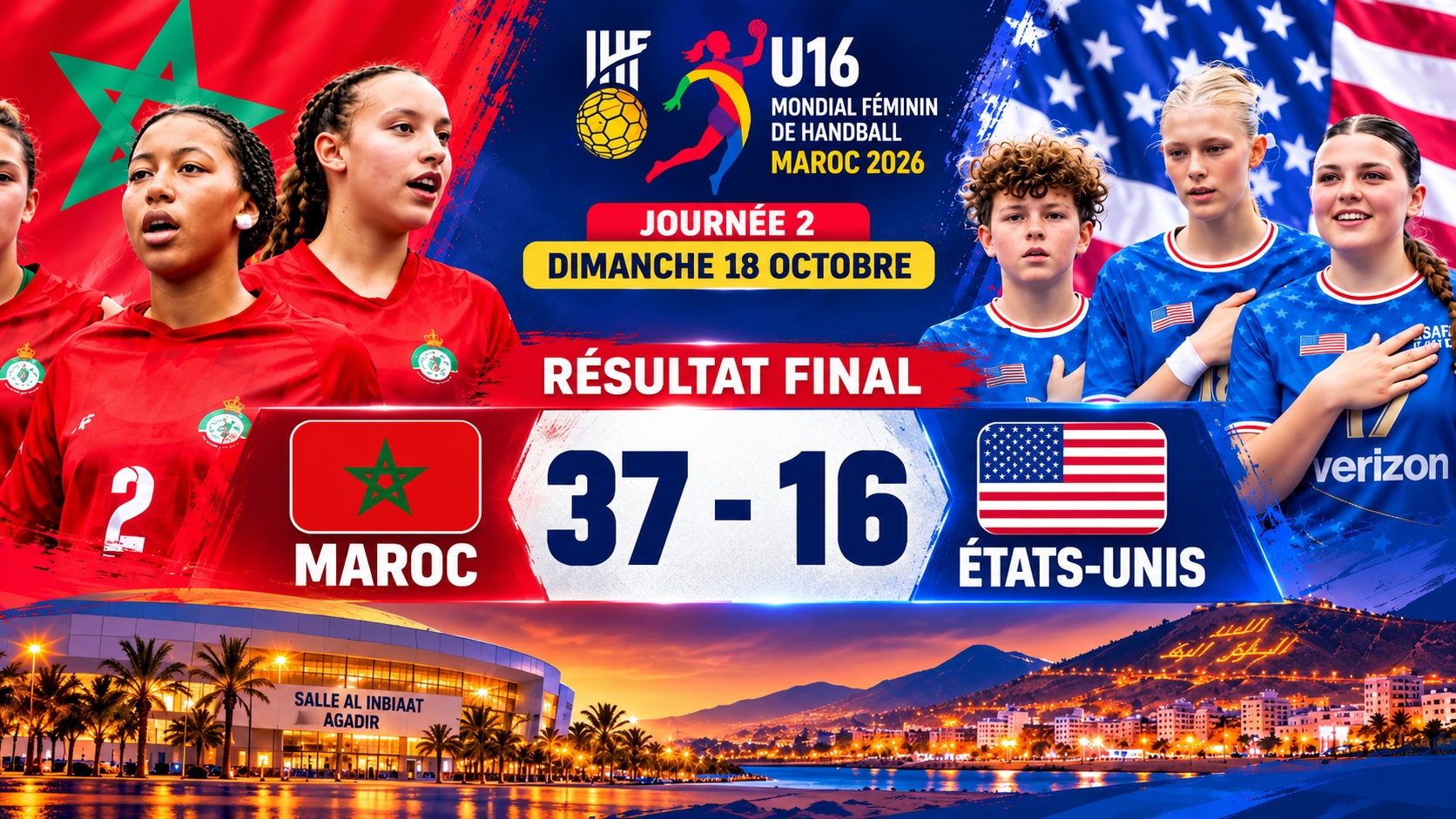 HB. Mondial féminin U16: les Lioncelles se relancent face aux États-Unis
