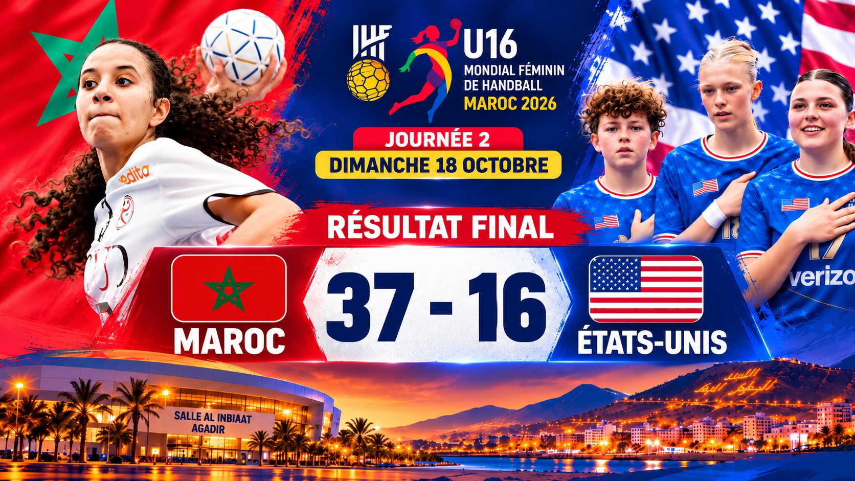 HB. Mondial féminin U16: les Lioncelles se relancent face aux États-Unis