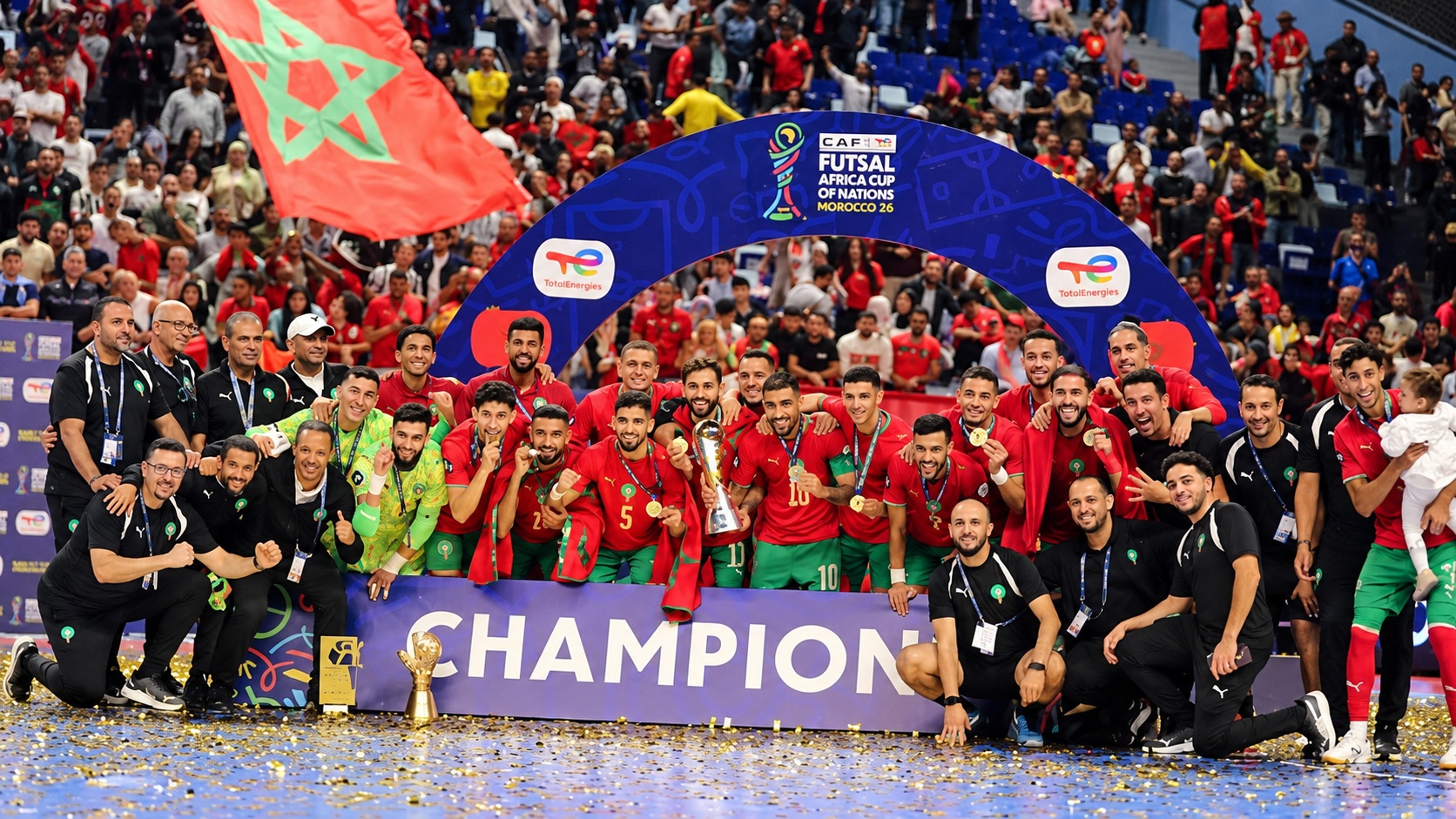 Futsal : le Maroc sacré champion d’Afrique pour la quatrième fois !