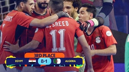CAN Futsal 2026 : l’Algérie lourdement battue par l’Égypte en match de classement