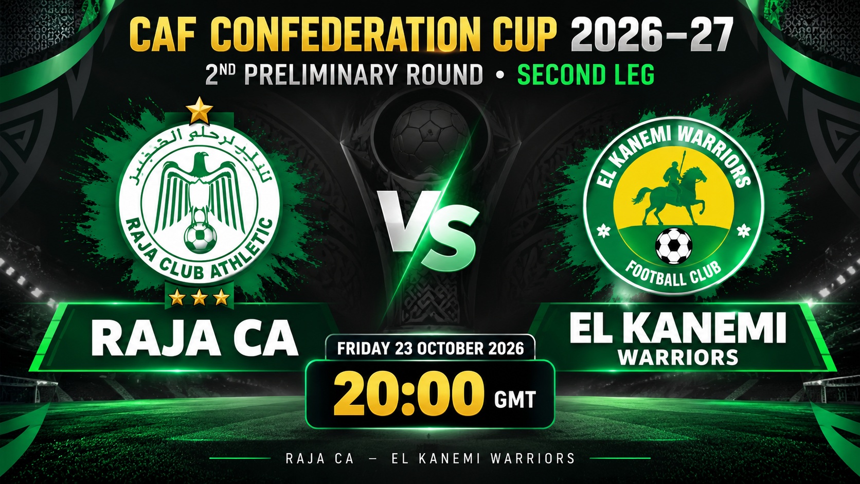 C CAF : Raja - Warriors, un billet pour les groupes à décrocher