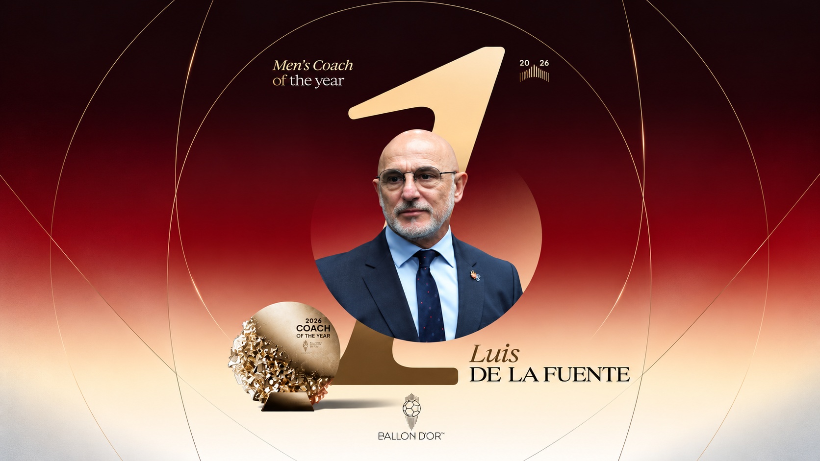 Ballon d’Or 2026 : Luis de la Fuente sacré entraîneur de l’année