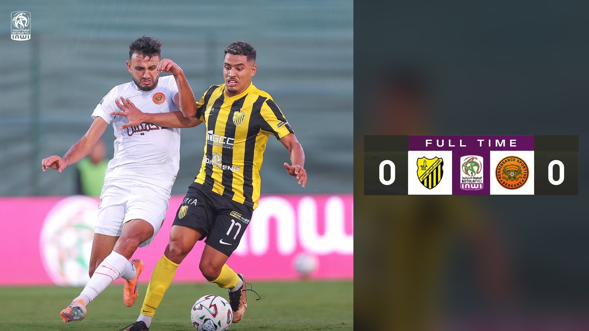 Botola D1-J5 : le MAS et la RSB se neutralisent dans un match terne