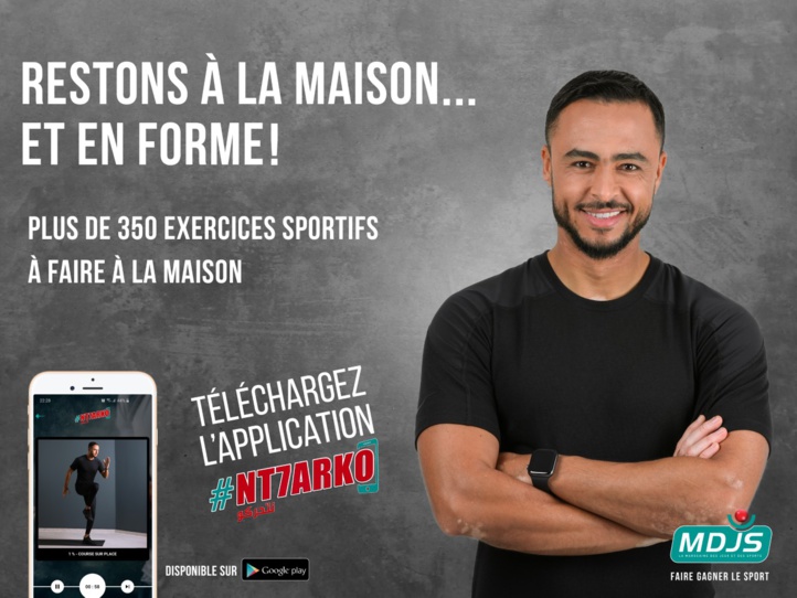 « NT7arko f’dar », une application pour bouger à la maison