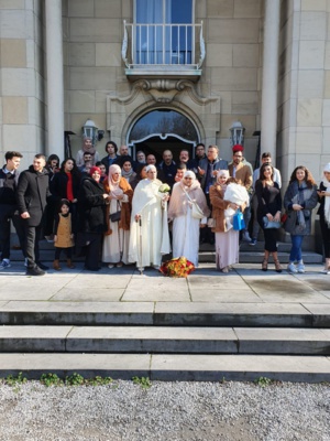 La Reine et le Roi de Belgique félicitent un couple marocain pour ses 60 années de mariage