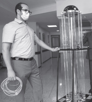 Un Marocain produit une machine de désinfection à ultraviolets